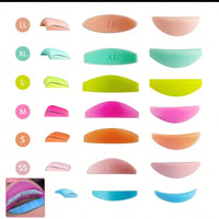 Silicone Curlers set 7 sizes SS+S+M+L+XL+LL