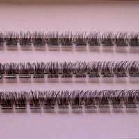 Dark Brown Pre-Glued DIY / Non Pre-Glued DIY / cluster / Segment Lashes