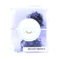 PRO-MADE 6D FANS- C/CC CURL 0.07 LOOSE Fans 500 - MIX 1000 Fans