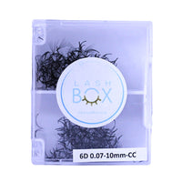 PRO-MADE 6D FANS- C/CC CURL 0.07 LOOSE Fans 500 - MIX 1000 Fans