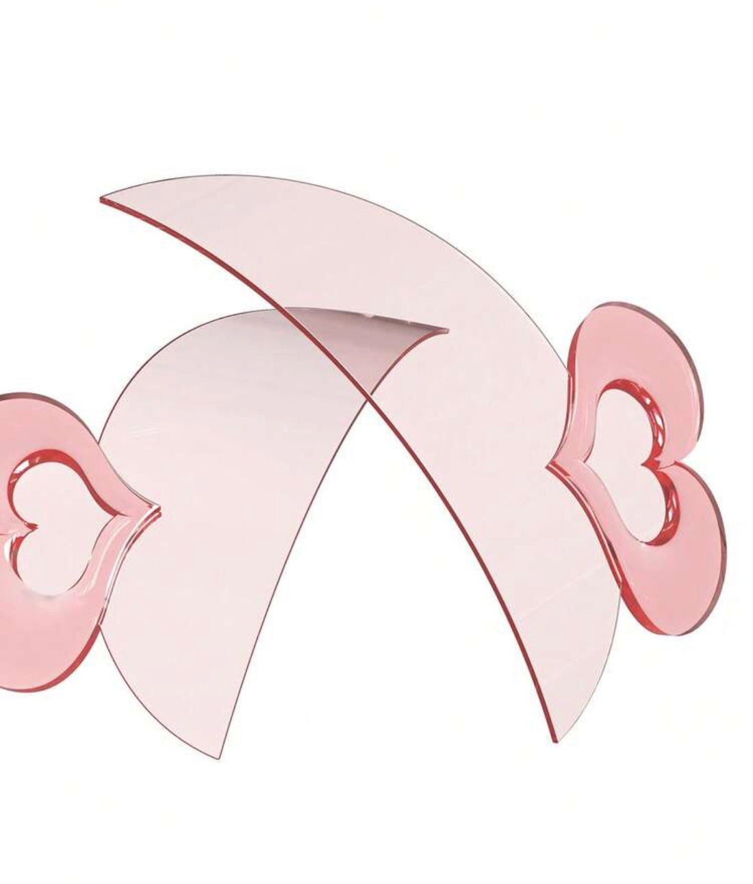 1 Pair Flat Heart Shape Silicone Shields Reusable