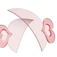 1 Pair Flat Heart Shape Silicone Shields Reusable