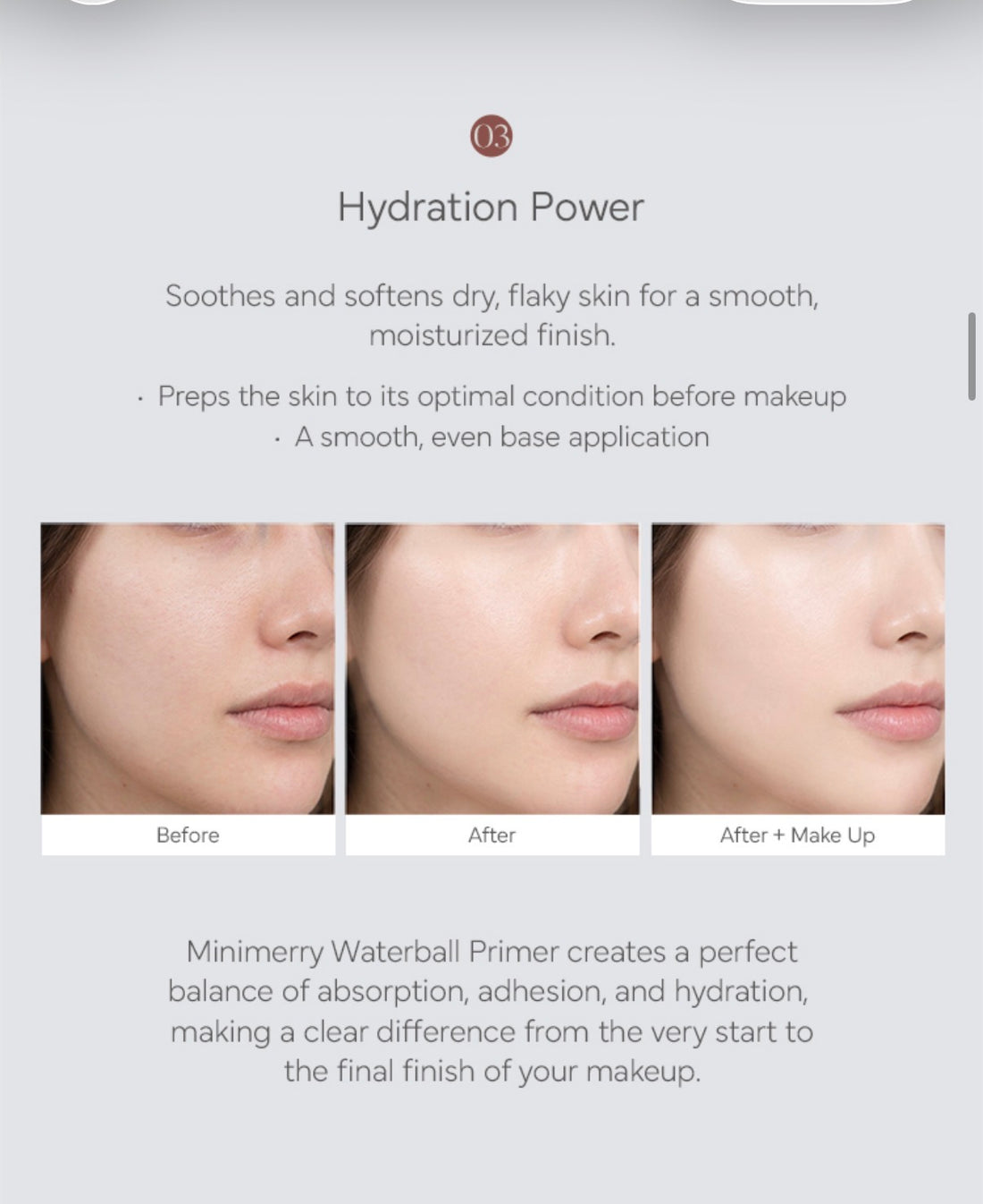 K-Beauty MINI MERRY WATERBALL PRIMER