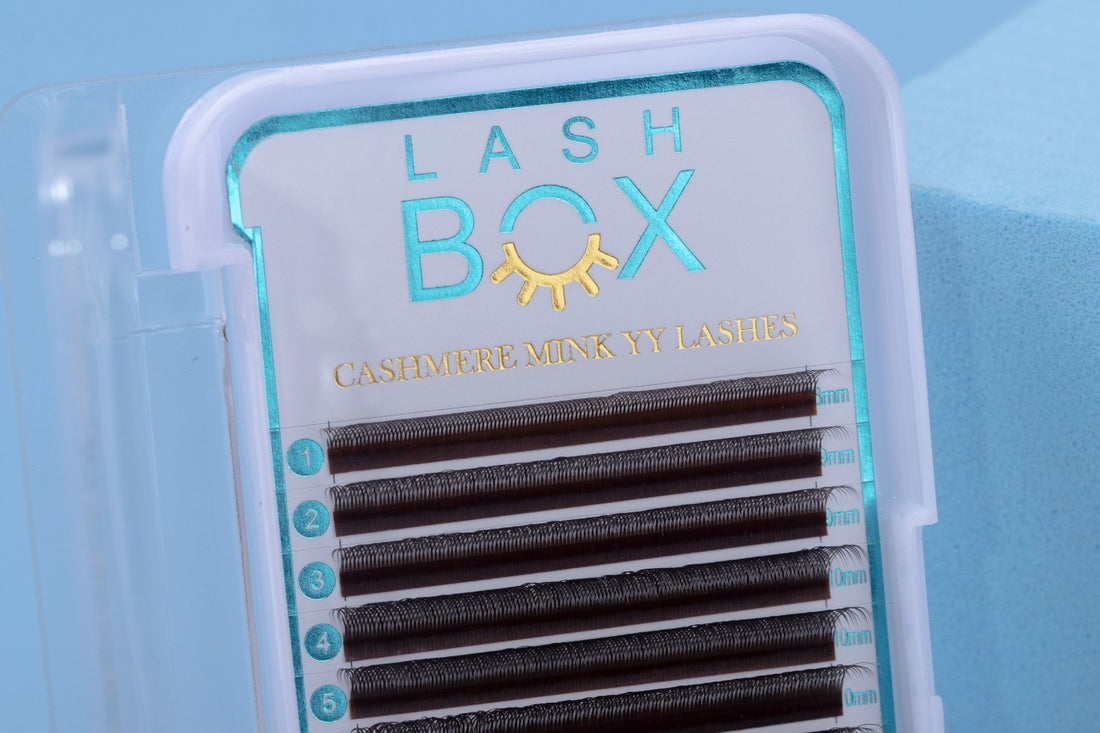 Dark Brown YY LASH C CURL 0.07 16 LINES Mix 8-13mm
