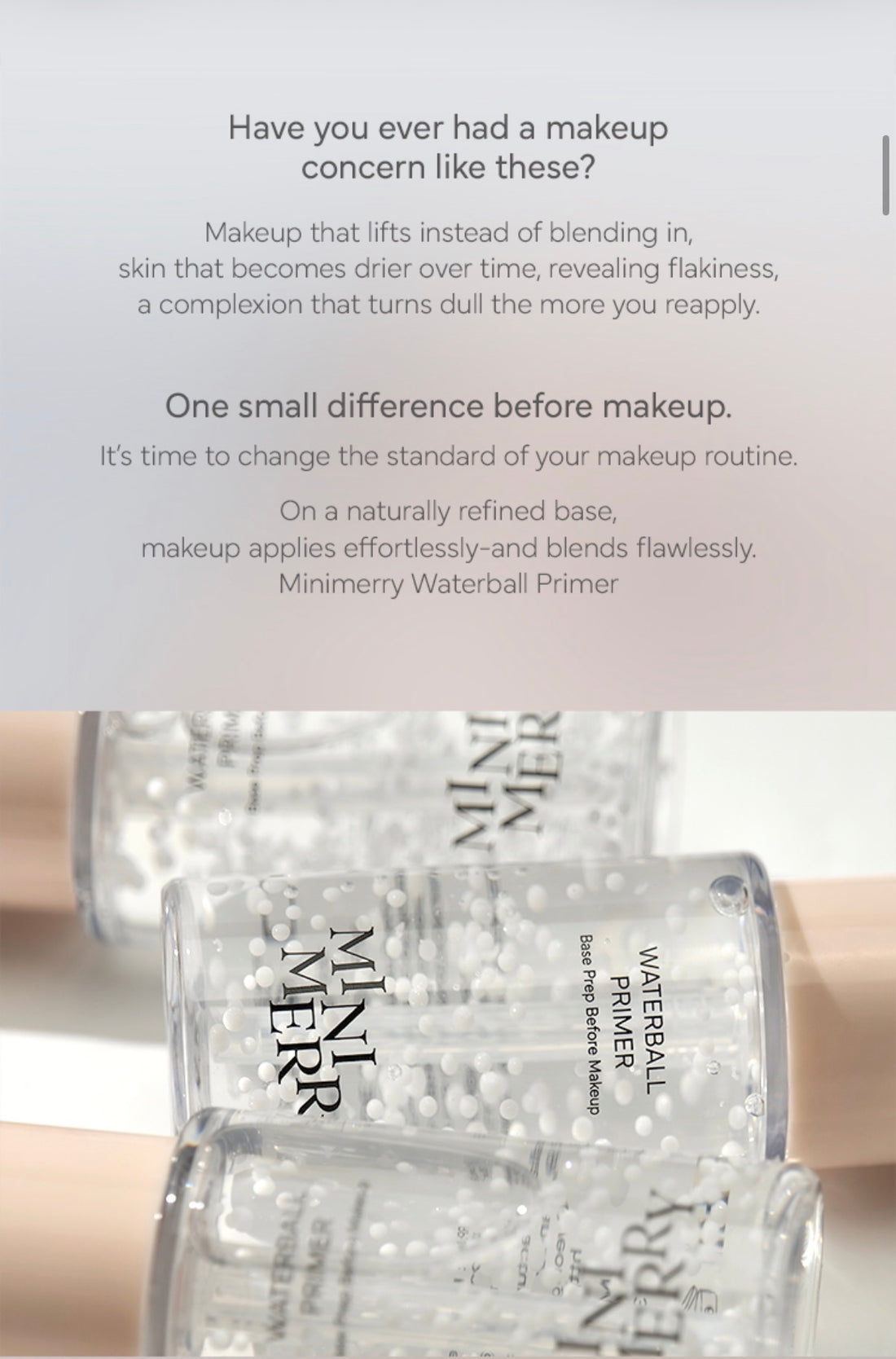K-Beauty MINI MERRY WATERBALL PRIMER
