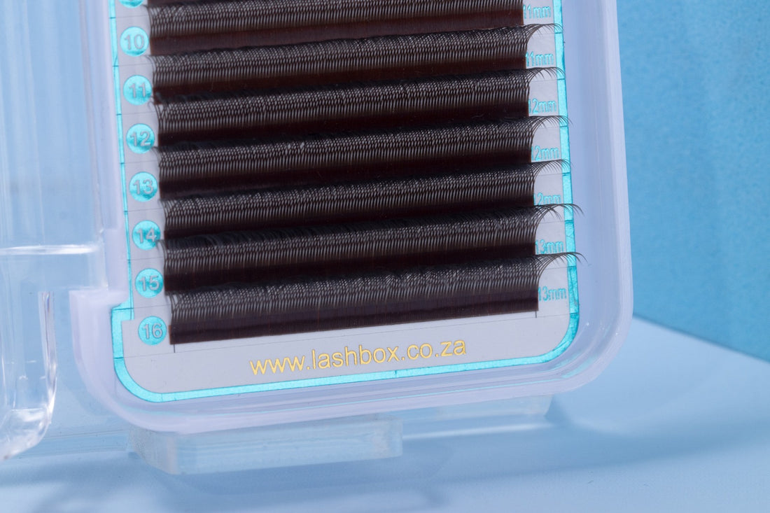 Dark Brown YY LASH C CURL 0.07 16 LINES Mix 8-13mm
