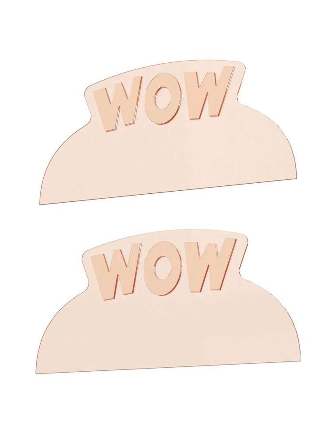 1 Pair Flat Silicone Shields Reusable