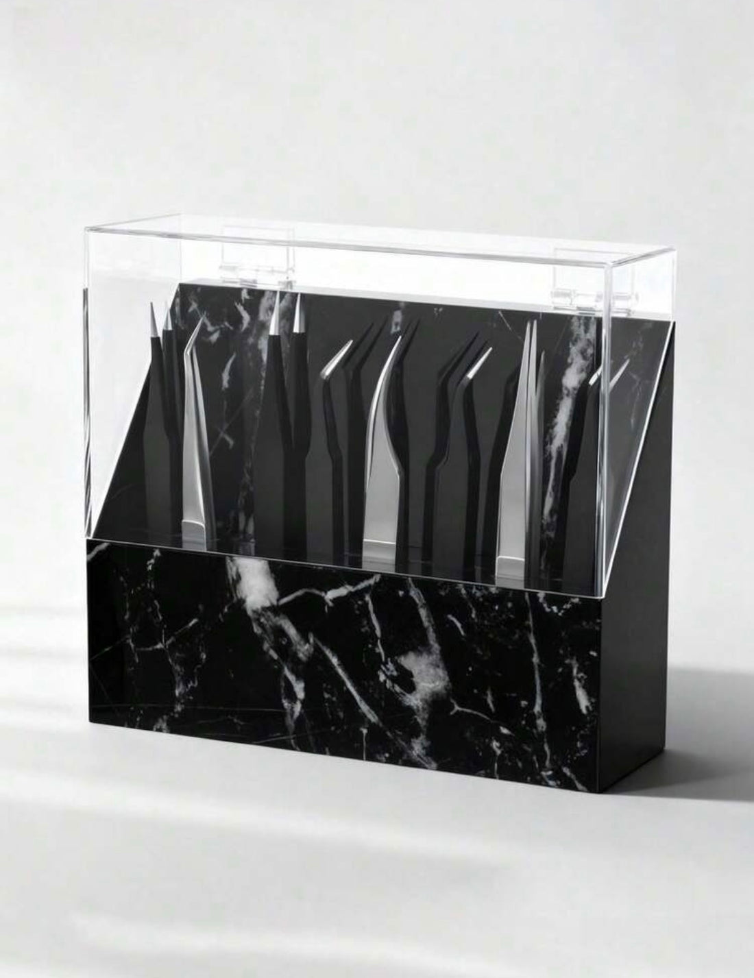 Tweezer Stand Holder with a Cover