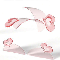 1 Pair Flat Heart Shape Silicone Shields Reusable