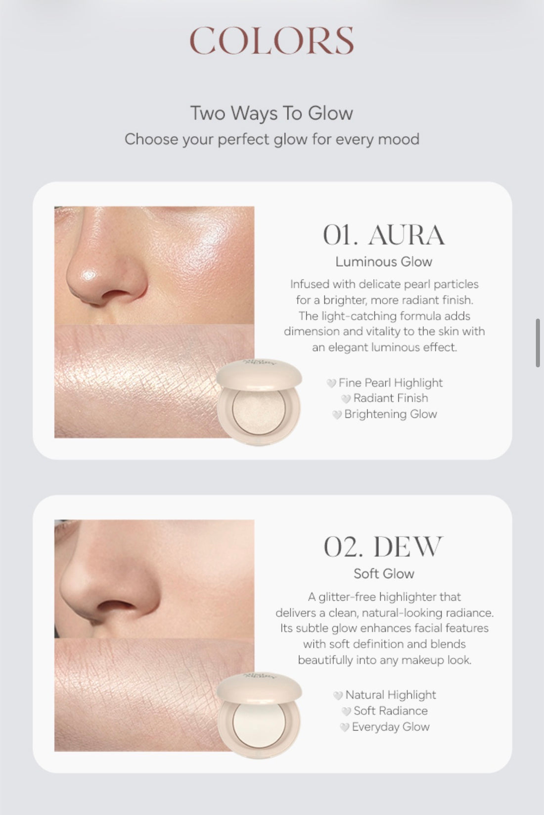 K-Beauty Mini Merry Blossom Highlighter 3g