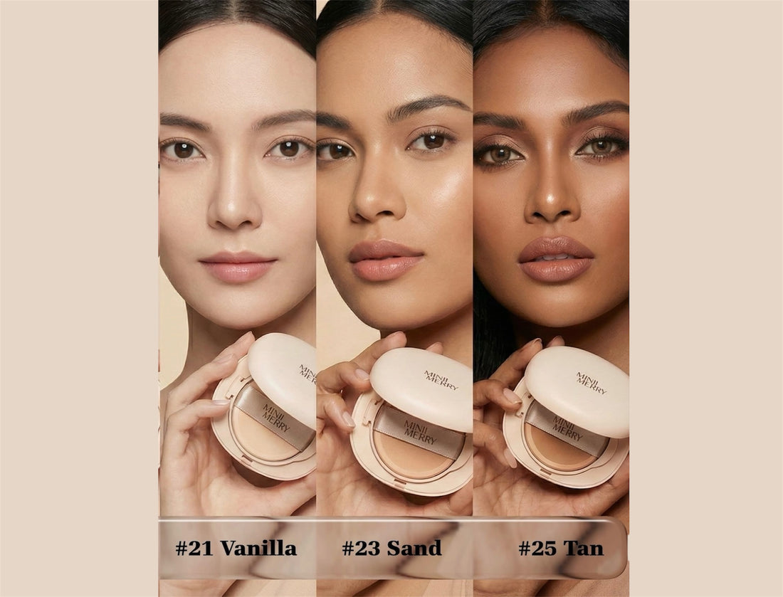 K-Beauty Mini Merry Cushion with Cantella and Niacinamide Long Wear Cushion 13 g