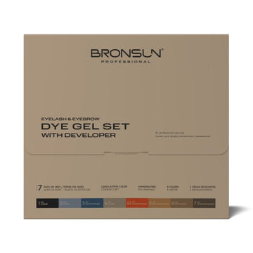 Bronsun Gel Dye Limited Edition Kit 8 Colors + 2 Oxidants