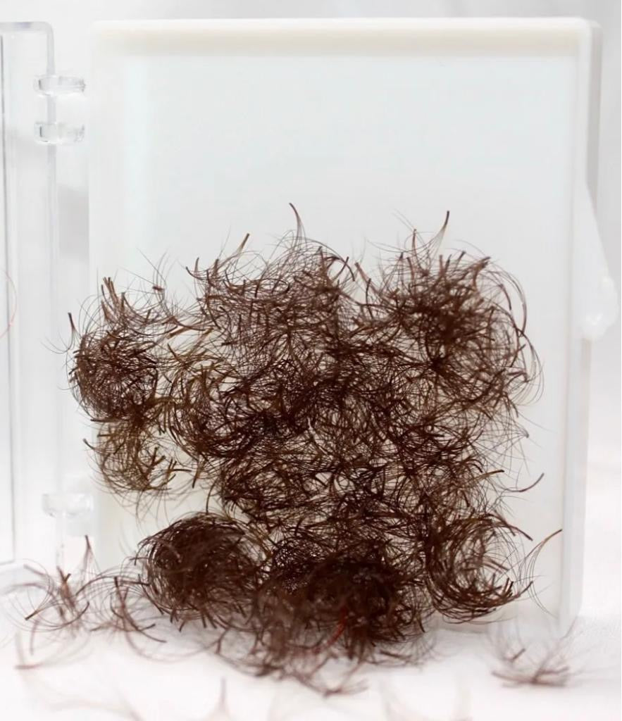 4D/6D 0.07 pro-made lashes - Dark brown | Lash Box Pty Ltd