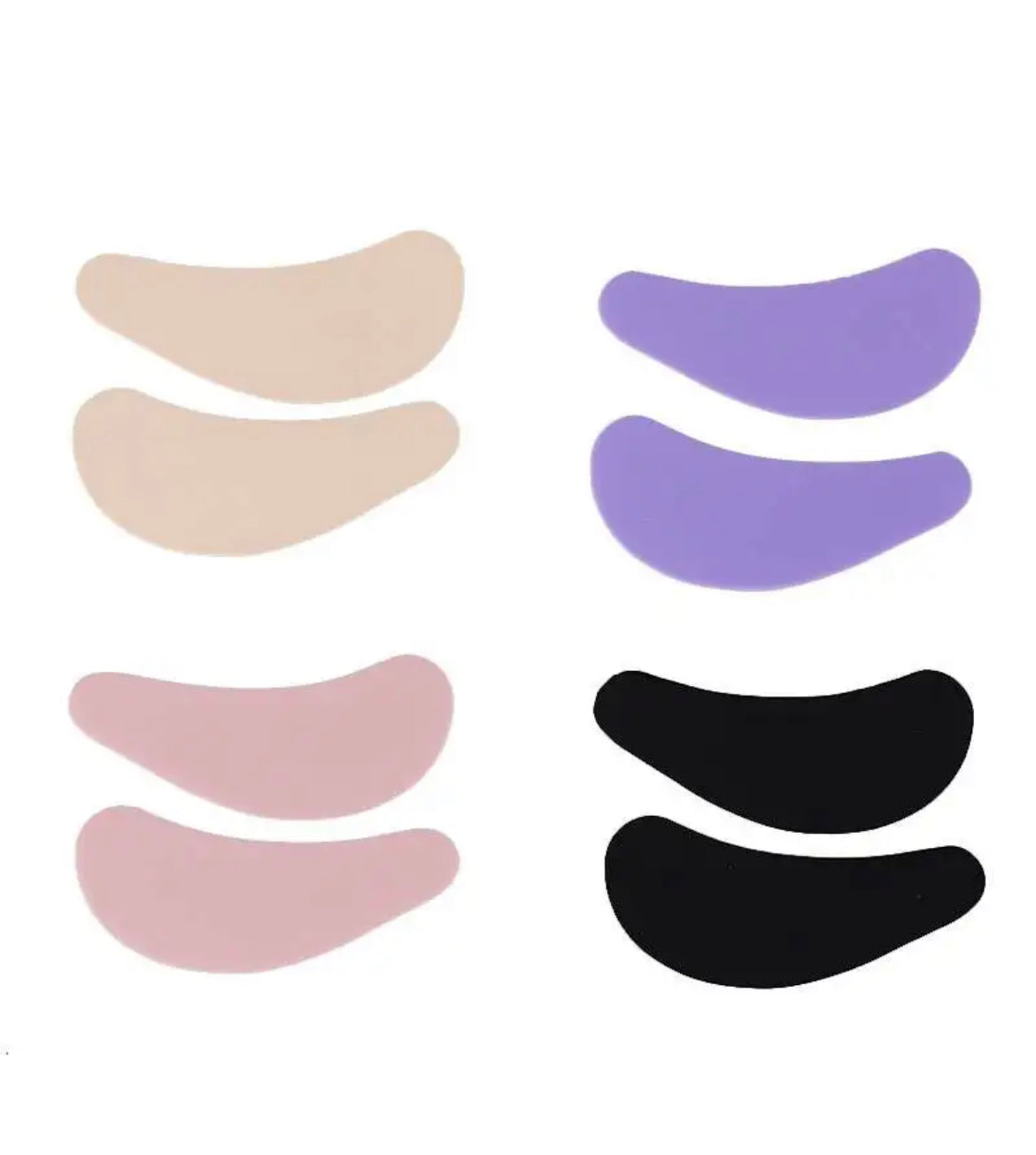 Silicone Eye Pads Eyepatch Eye Patch Reusable 1 pair Lash Box