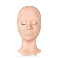 Mannequin heads with replaceable eyelids