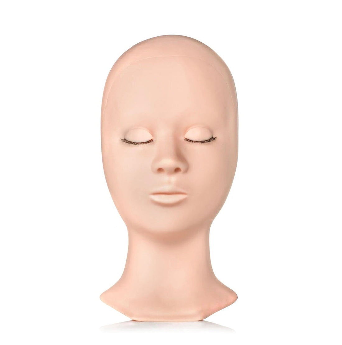 Mannequin heads with replaceable eyelids