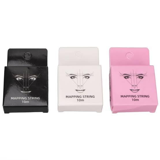 Eyebrow Mapping String Black/Pink/White