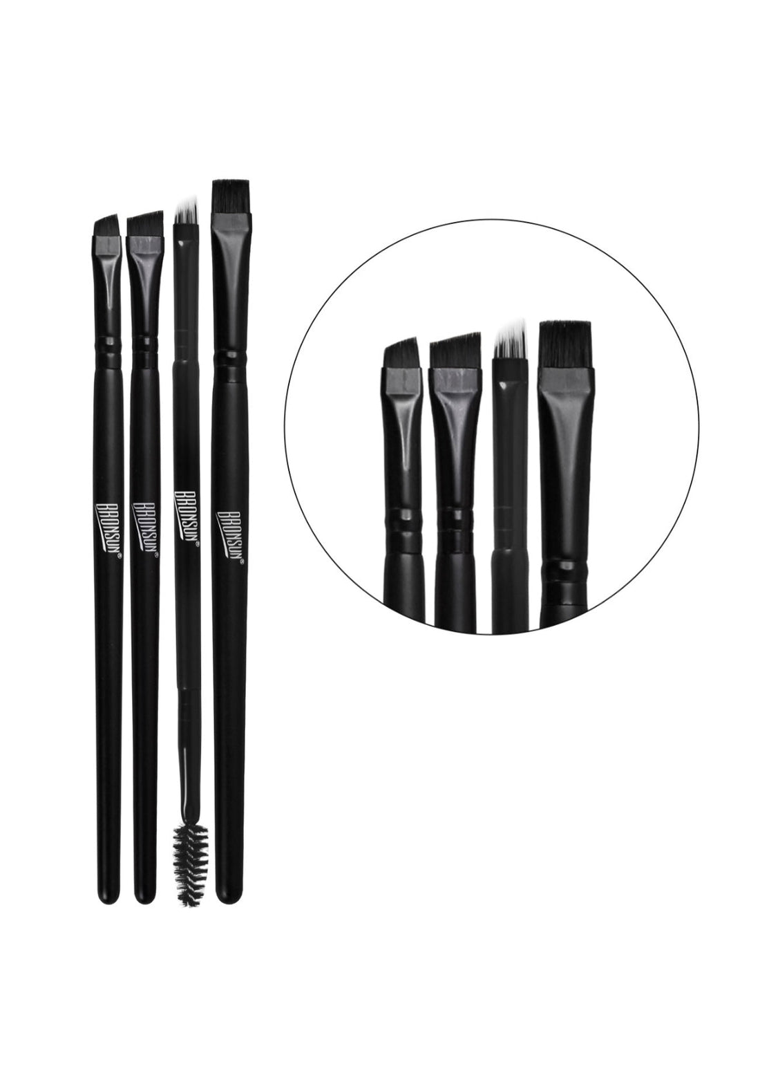 Bronsun Set Of 4 Cosmetic Brushes